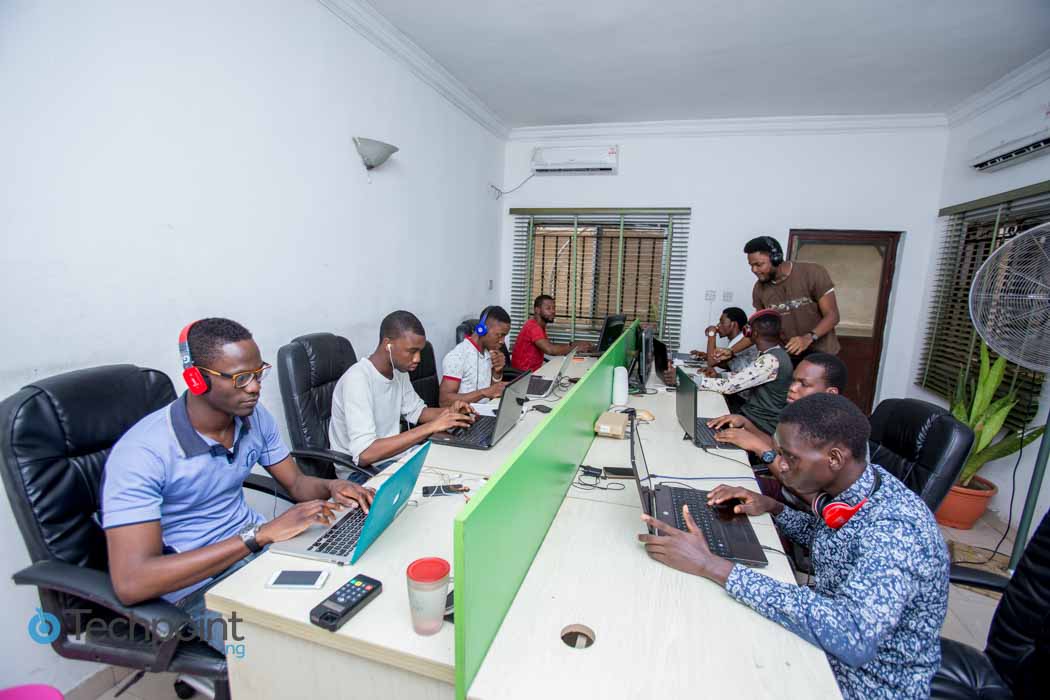 Young African freelancers working with Ufanuzi
